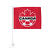 Soccer Canada TSV 2 Sided Car Flag