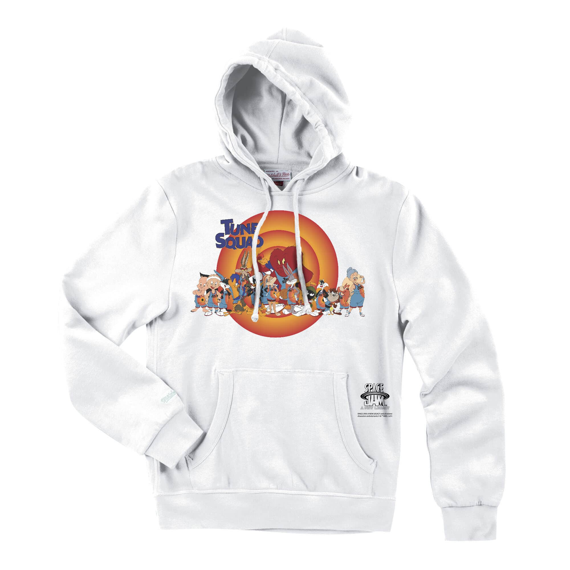 Space Jam 2 Mitchell & Ness Men's White Tune Squad Hoodie