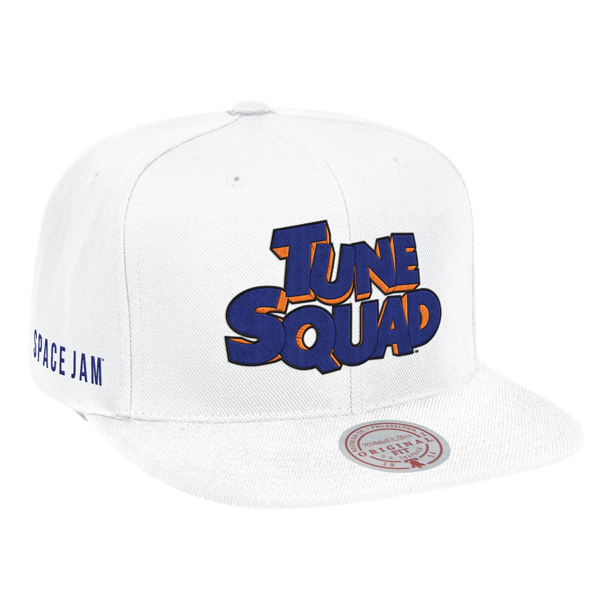 Space Jam 2 Mitchell & Ness Men's White Tune Squad Snapback