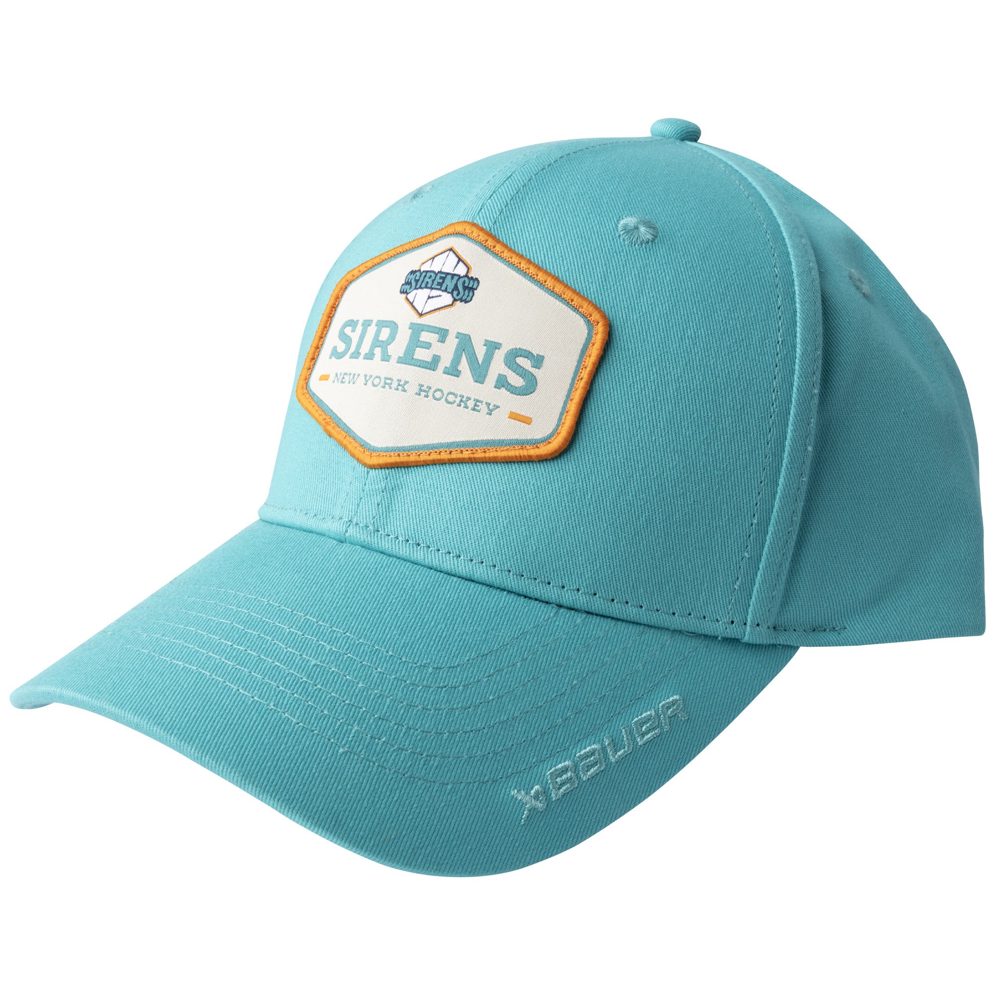 New York Sirens PWHL Bauer Unisex Teal Patch Snapback Hat