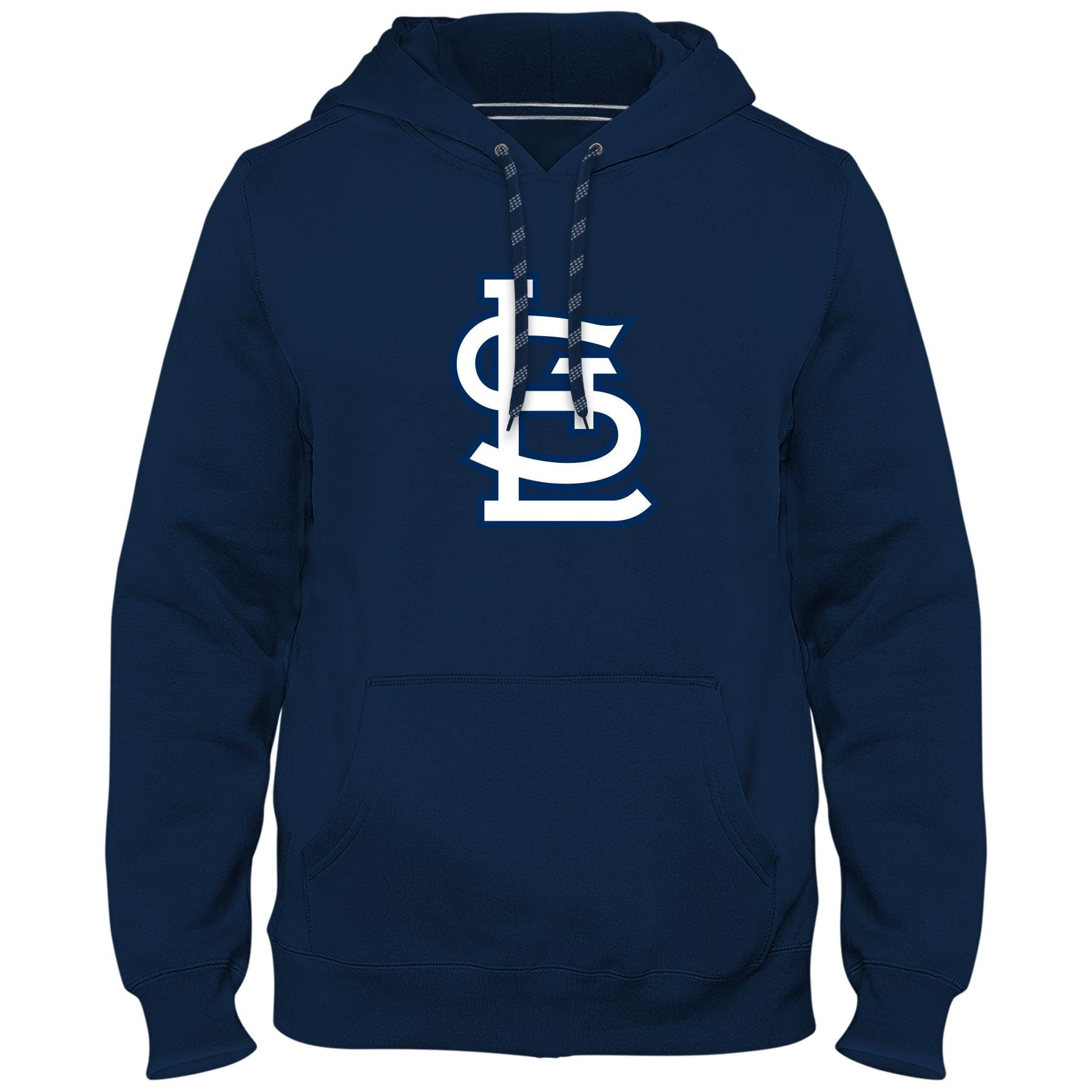 St. Louis Cardinals MLB Bulletin Men's Navy Express Twill Logo Hoodie