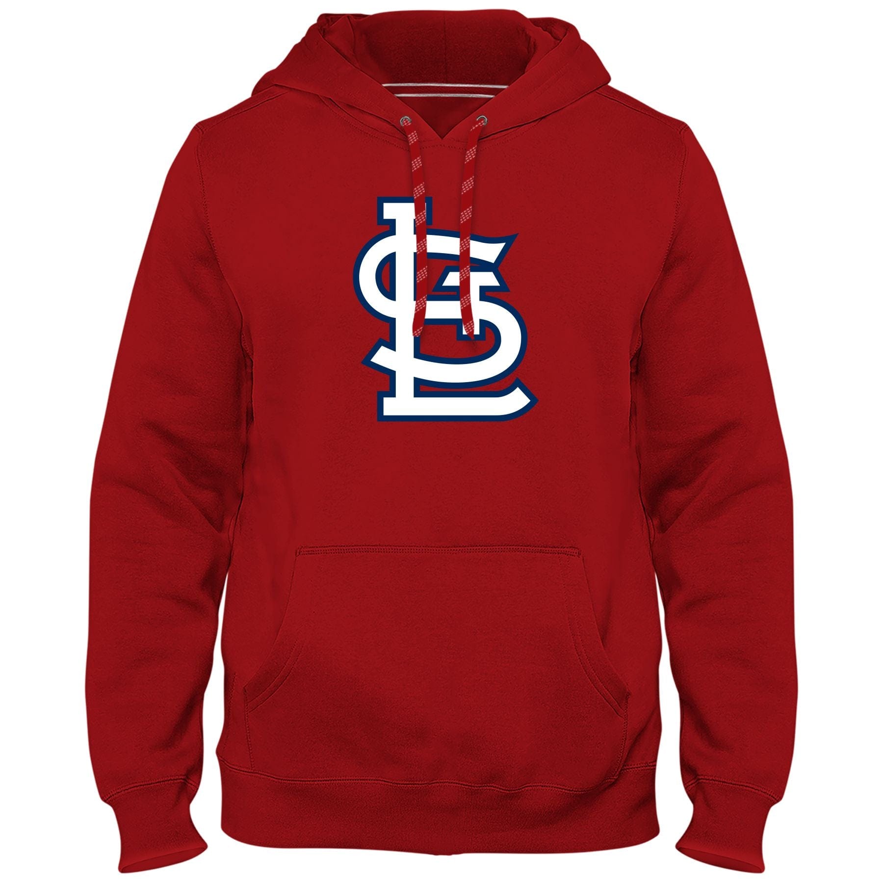 St. Louis Cardinals MLB Bulletin Men's Red Express Twill Logo Hoodie