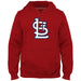 St. Louis Cardinals MLB Bulletin Men's Red Express Twill Logo Hoodie