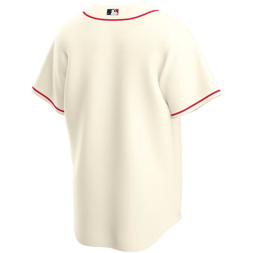 Men's Nike Cream St. Louis Cardinals Alternate Replica Custom Jersey Size: Medium