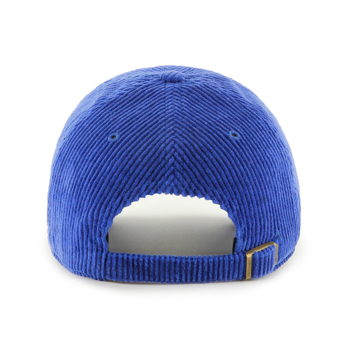 Quebec Nordiques NHL 47 Brand Men's Blue Thick Cord Clean up Adjustable Hat