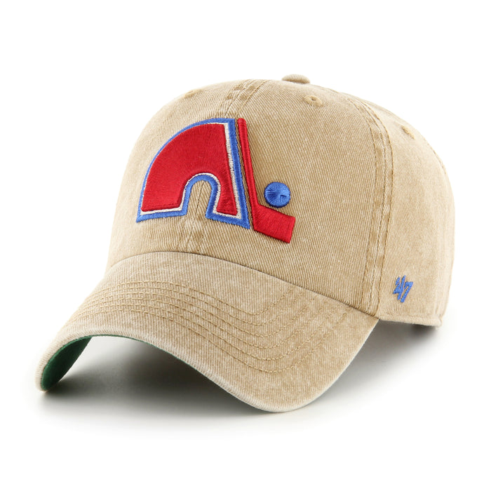 Quebec Nordiques NHL 47 Brand Men's Beige Earldor Clean Up Adjustable Hat
