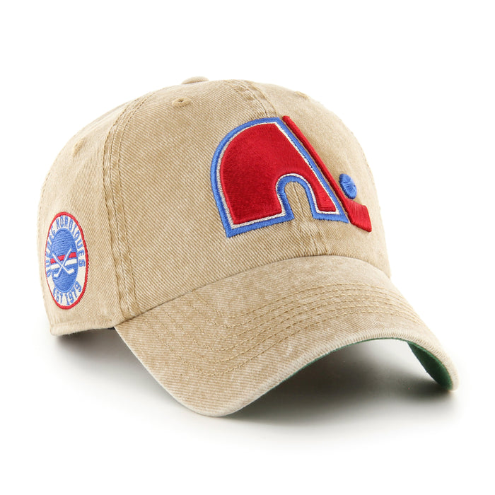 Quebec Nordiques NHL 47 Brand Men's Beige Earldor Clean Up Adjustable Hat