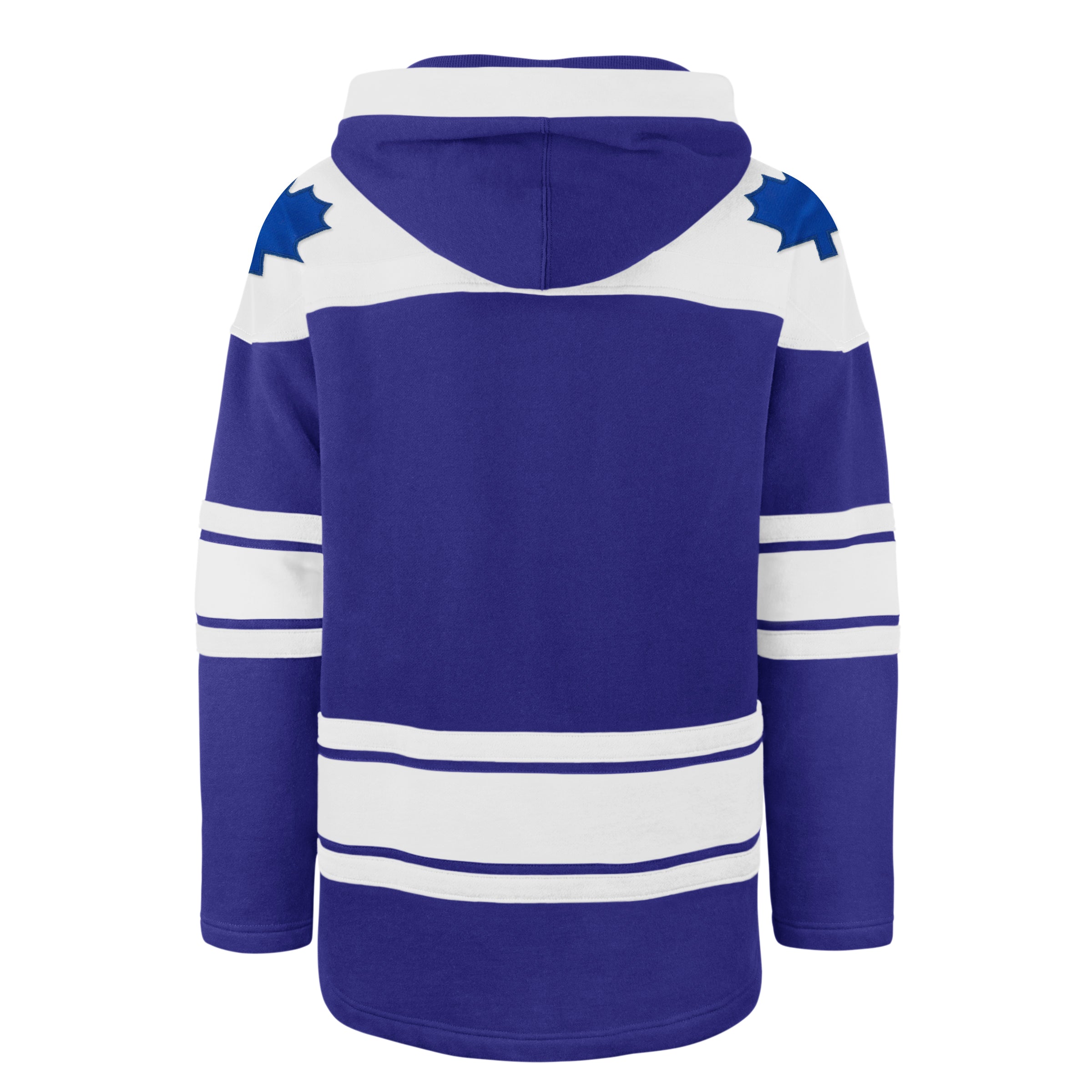 Toronto Maple Leafs NHL 47 Brand Men's Royal Blue Retro Freeze Superior Lacer Hoodie