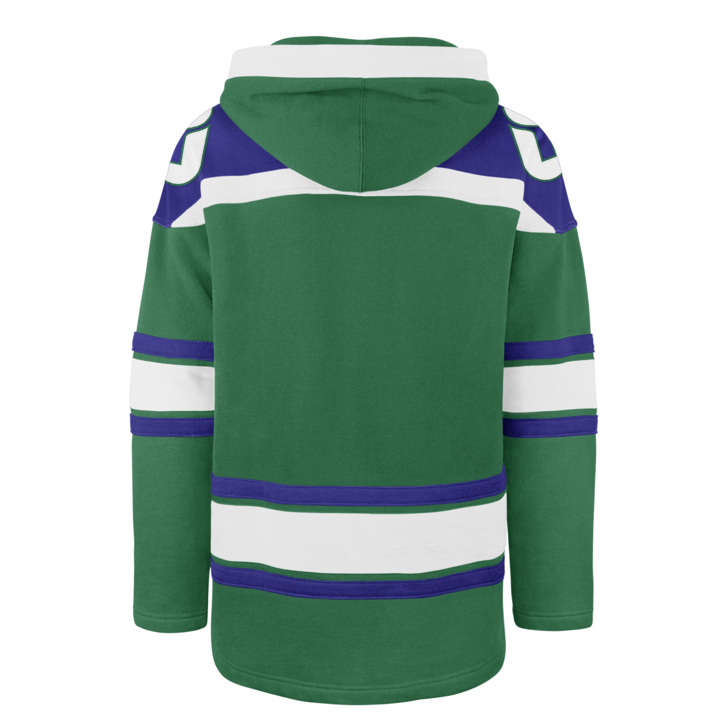 Hartford Whalers NHL 47 Brand Men's Green Retro Freeze Superior Lacer Hoodie