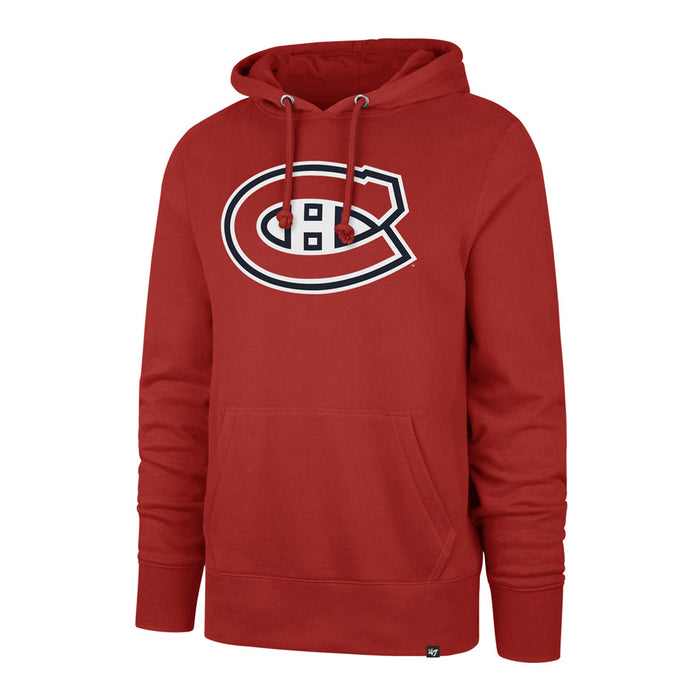 Montreal Canadiens NHL 47 Brand Men's Red Imprint Headline Pullover Hoodie