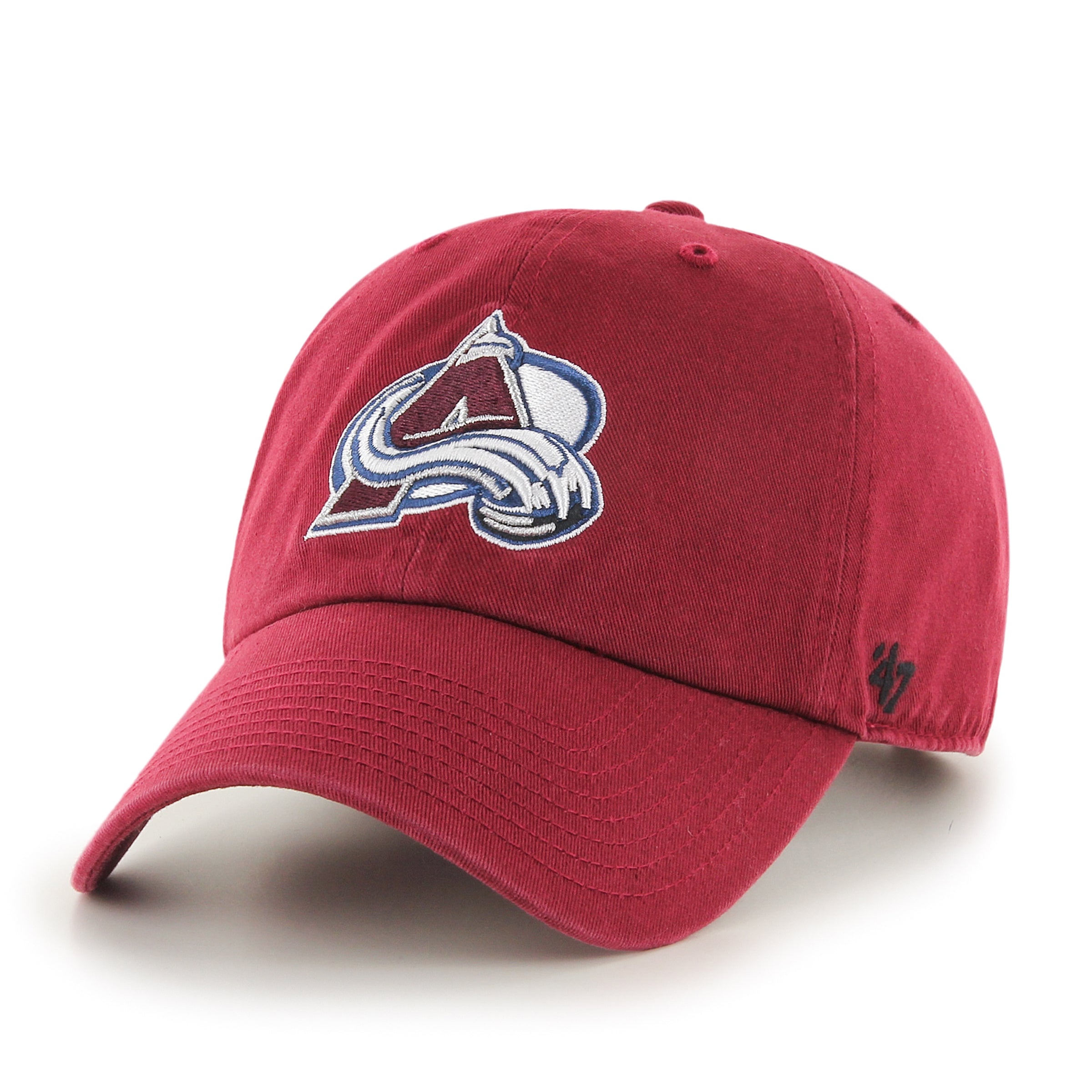 Colorado Avalanche NHL 47 Brand Casquette ajustable Clean Up bordeaux pour hommes