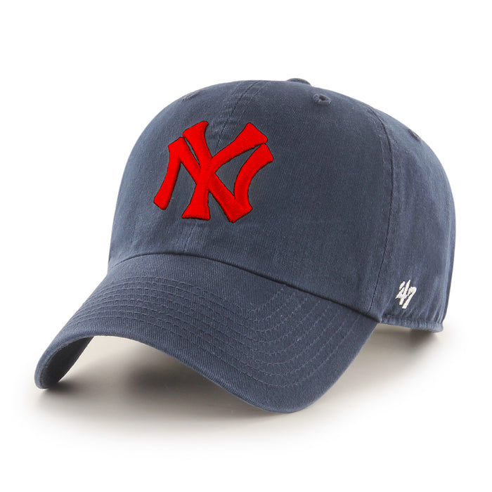 New York Yankees MLB 47 Brand Men's Navy Vintage Clean Up Adjustable Hat