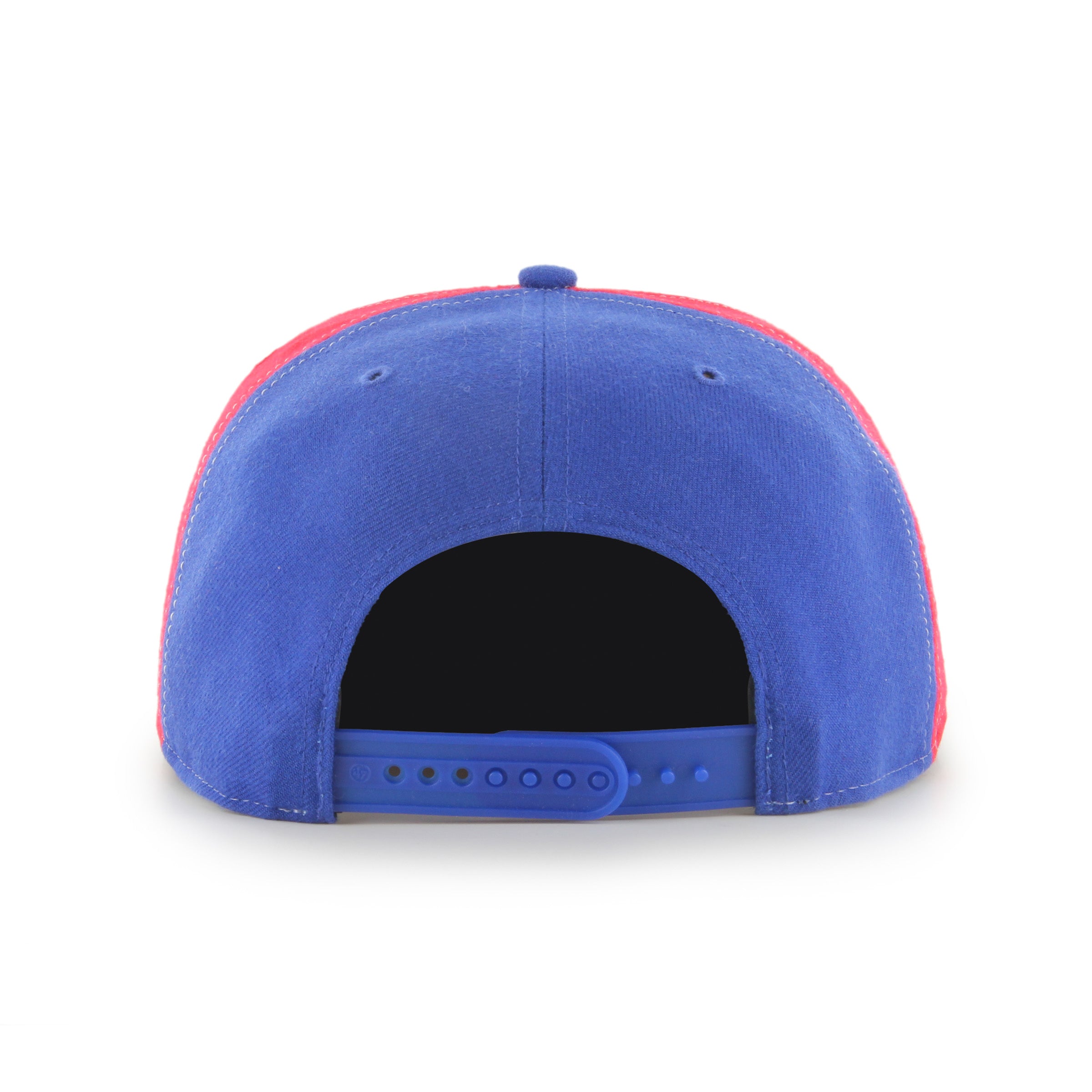 Expos de Montréal MLB 47 Brand Tricolore Sure Shot Pinwheel Captain Snapback pour hommes