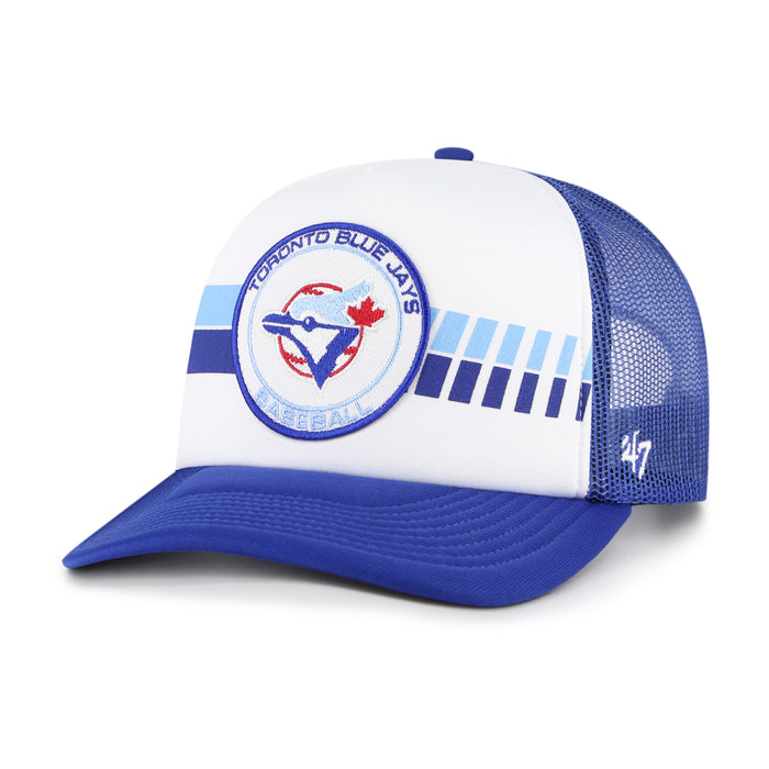 Toronto Blue Jays MLB 47 Brand Men's Royal Blue Wax Pack Express Trucker Snapback