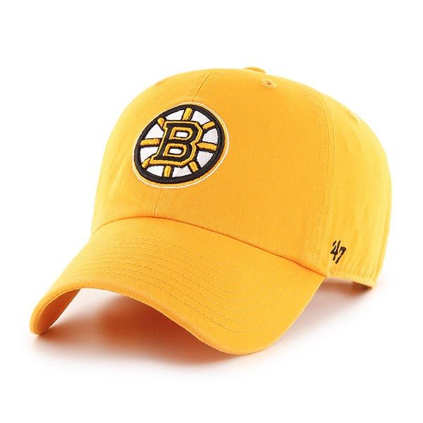 Boston Bruins NHL 47 Brand Men's Gold Alternate Clean Up Adjustable Hat
