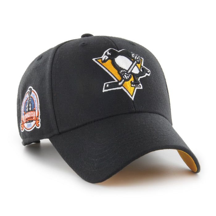 Pittsburgh Penguins NHL 47 Brand Men's Black 1992 Stanley Cup Championship MVP Sure Shot Snapback