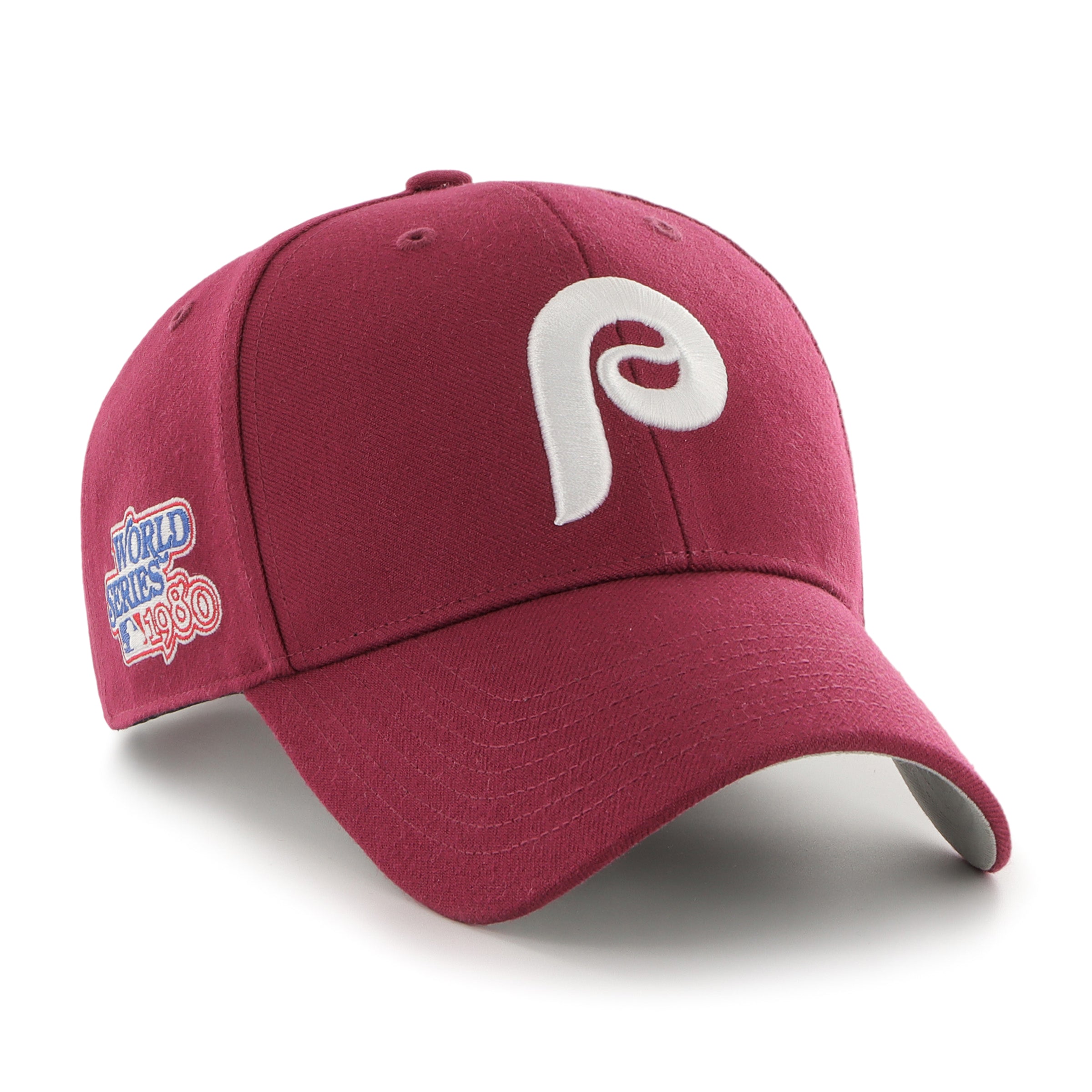 Philadelphia Phillies MLB 47 Brand Hommes Bourgogne 1980 World Series MVP Sure Shot Snapback