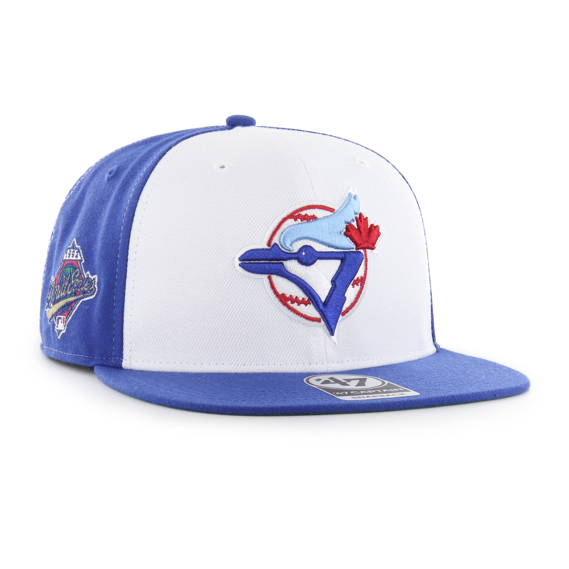 Toronto Blue Jays MLB 47 Brand Hommes Blanc 1992 World Series Sure Shot Under Captain Snapback