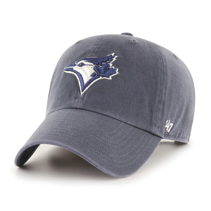 Toronto Blue Jays MLB 47 Brand Men's Grey Vintage Clean Up Adjustable Hat