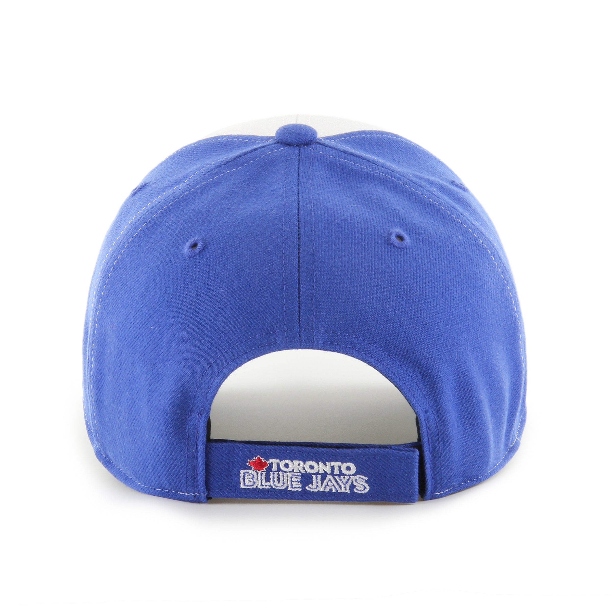 Toronto Blue Jays MLB 47 Brand Casquette réglable Tri-Tine MVP blanc/bleu clair pour hommes