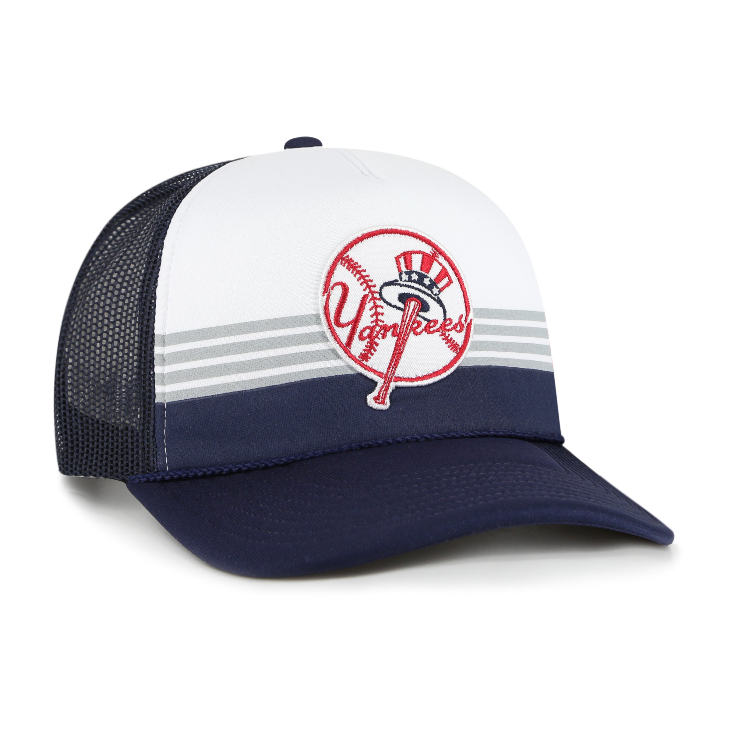 New York Yankees MLB 47 Brand Snapback Trucker Liftoff pour hommes