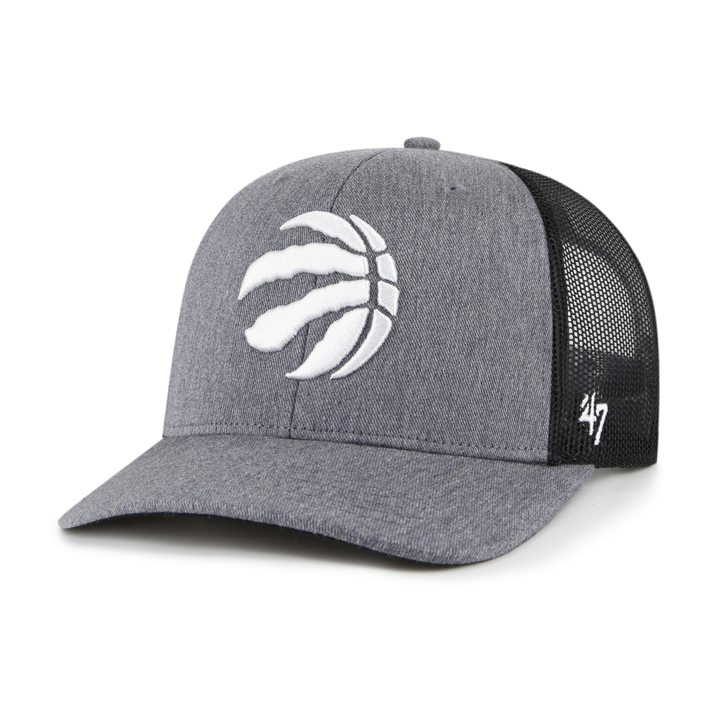 Casquette Trucker en carbone pour hommes de la marque NBA 47 des Raptors de Toronto