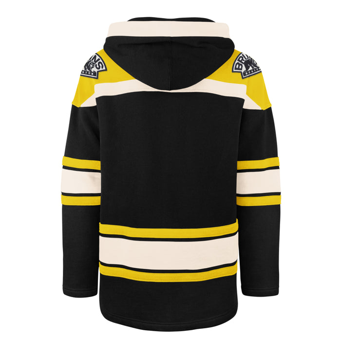 Boston Bruins NHL 47 Brand Men's Black Heavyweight Lacer Hoodie
