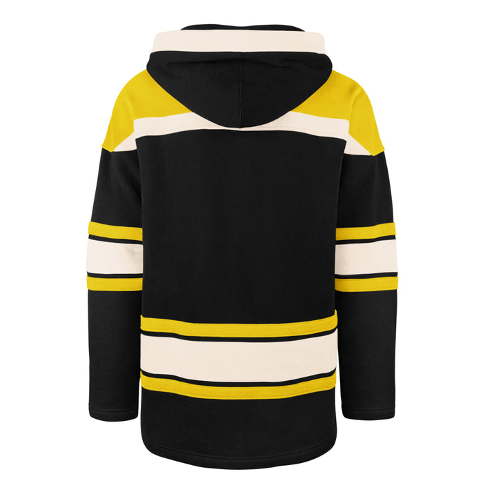 Pittsburgh Penguins NHL 47 Brand Men's Black Heavyweight Lacer Hoodie