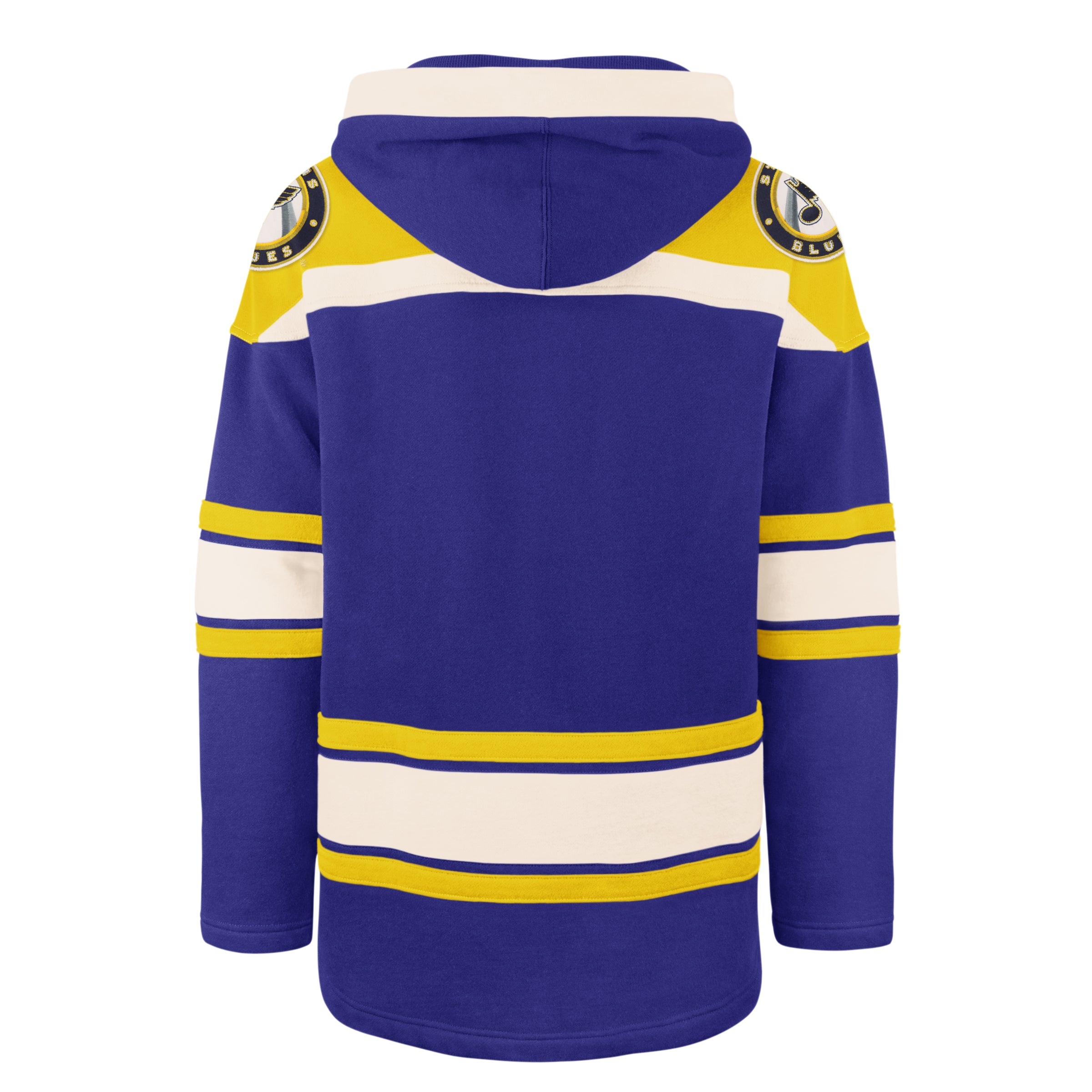 St Louis Blues NHL 47 Brand Men's Royal Heavyweight Lacer Hoodie