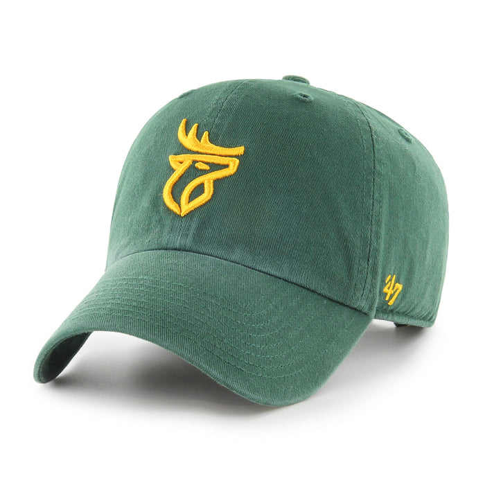 Edmonton Elks Riders CFL 47 Brand Men's Green Clean up Adjustable Hat