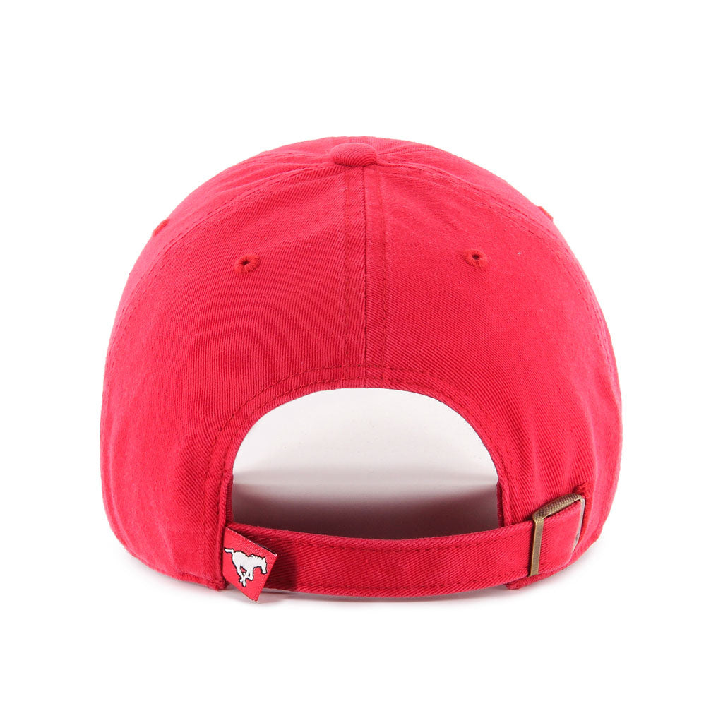 Casquette ajustable de nettoyage rouge des Stampeders de Calgary CFL 47 Brand pour hommes