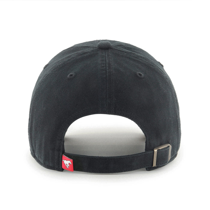 Calgary Stampeders CFL 47 Brand Men's Black On Black Clean up Adjustable Hat