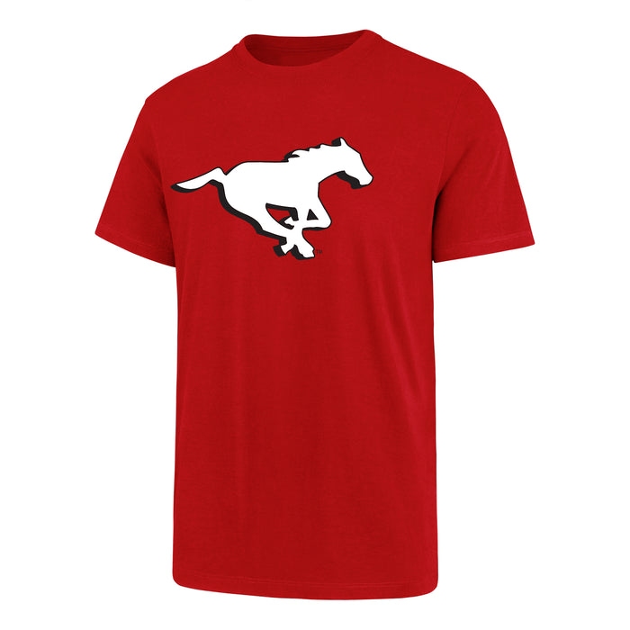 Calgary Stampeders CFL 47 Brand Men's Red Imprint Fan T-Shirt