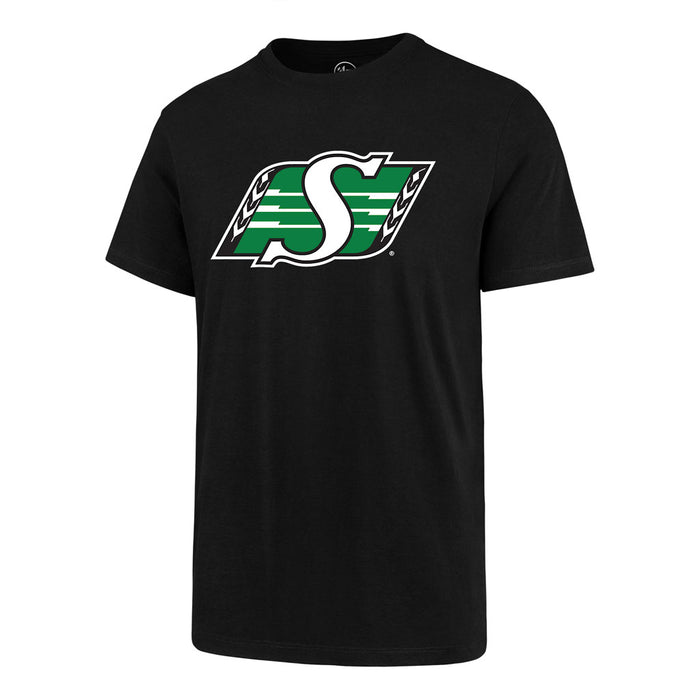 Saskatchewan Rough Riders CFL 47 Brand Men's Black Imprint Fan T-Shirt