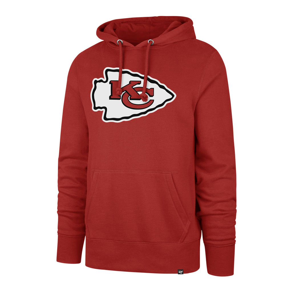 Kansas City Chief NFL 47 Brand Men's Red Imprint Headline Pullover Hoodie