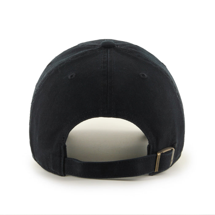 Seattle Seahawks NFL 47 Brand Men's Black On Black Clean up Adjustable Hat