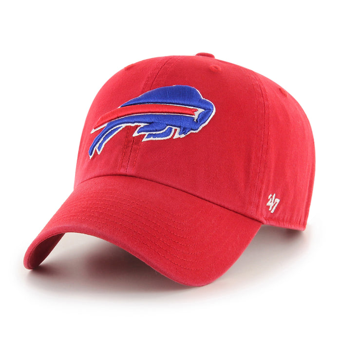 Buffalo Bills NFL 47 Brand Men's Red Alternate Clean up Adjustable Hat