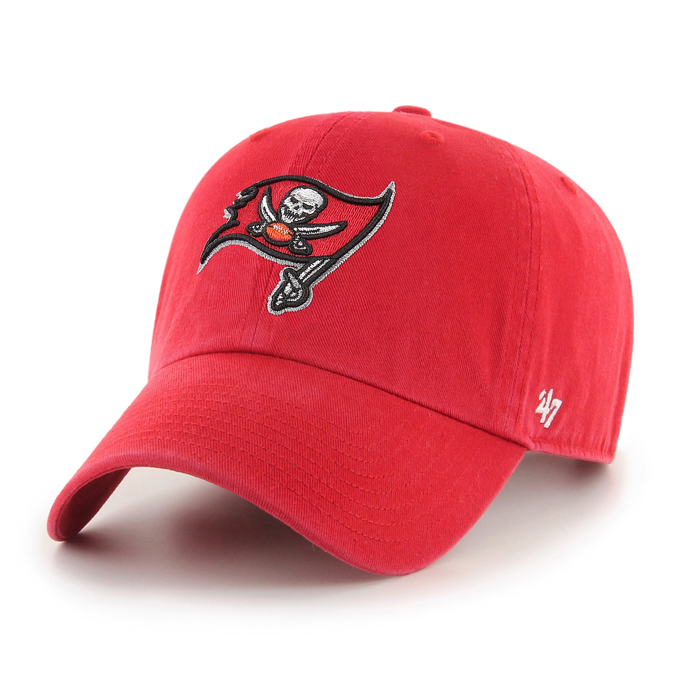 Tampa Bay Buccaneers NFL 47 Brand Men's Red Alternate Clean up Adjustable Hat