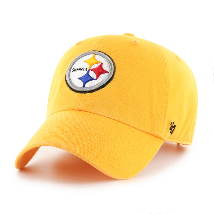 Pittsburgh Steelers NFL 47 Brand Men's Yellow Alternate Clean up Adjustable Hat