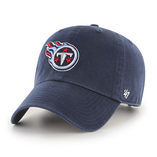 Tennessee Titans NFL 47 Brand Men's Navy Clean up Adjustable Hat
