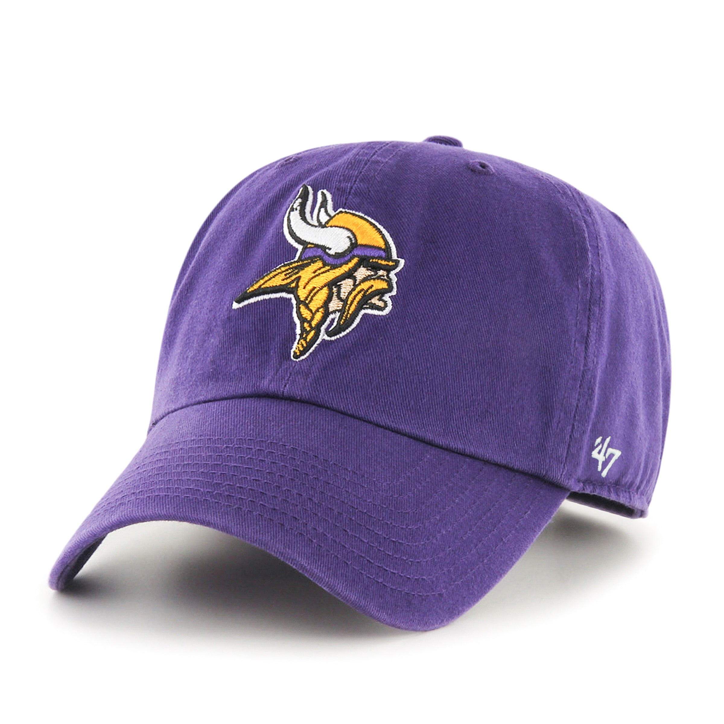 Minnesota Vikings NFL 47 Brand Men's Purple Clean up Adjustable Hat