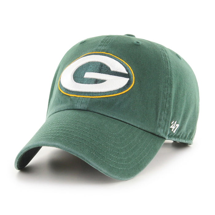 Green Bay Packers NFL 47 Brand Men's Green Clean up Adjustable Hat