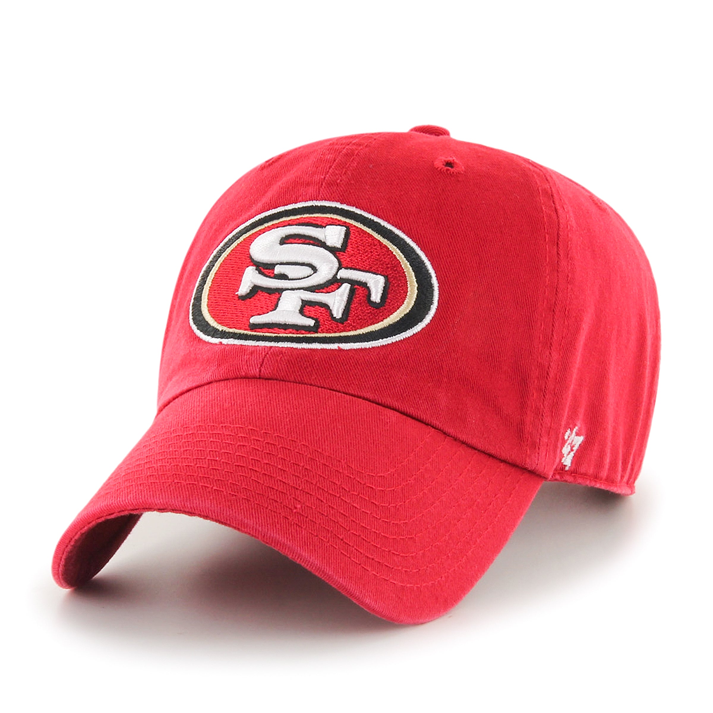 San Francisco 49ers NFL 47 Brand Men's Red Clean up Adjustable Hat