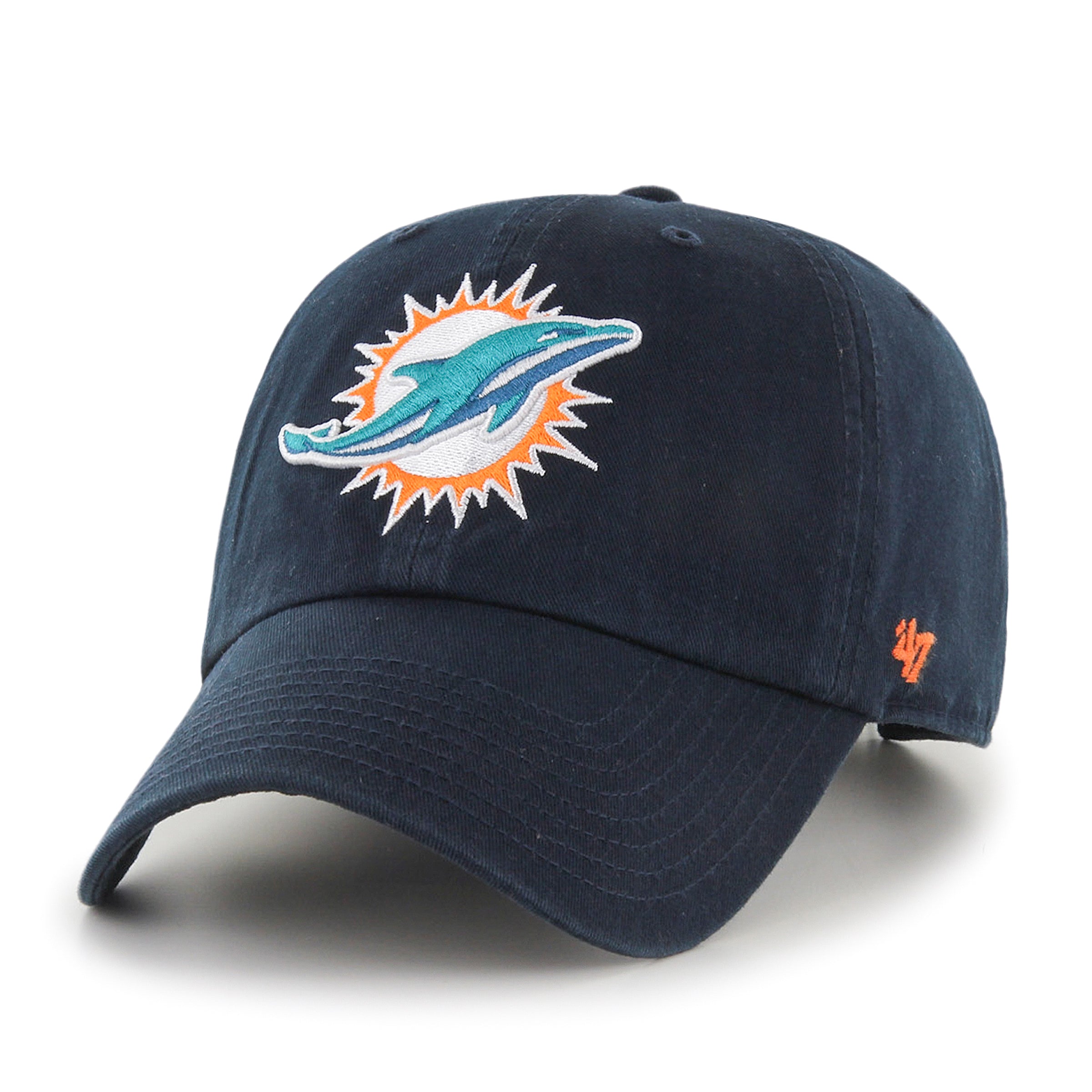 Miami Dolphins NFL 47 Brand Casquette réglable noire pour hommes