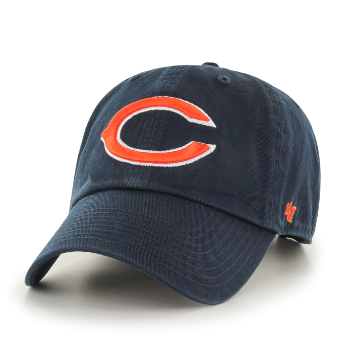 Chicago Bears NFL 47 Brand Men's Navy Clean up Adjustable Hat