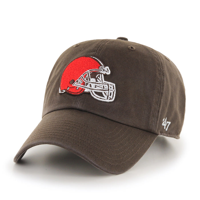 Cleveland Browns NFL 47 Brand Men's Brown Clean up Adjustable Hat