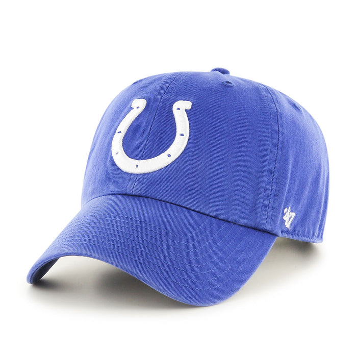 Indianapolis Colts NFL 47 Brand Men's Royal Clean up Adjustable Hat