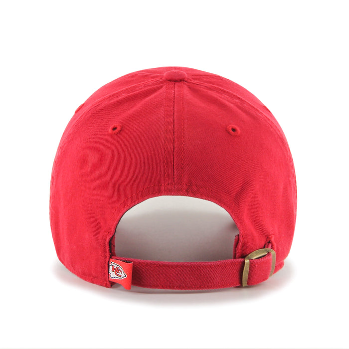Kansas City Chiefs NFL 47 Brand Men's Red Clean up Adjustable Hat