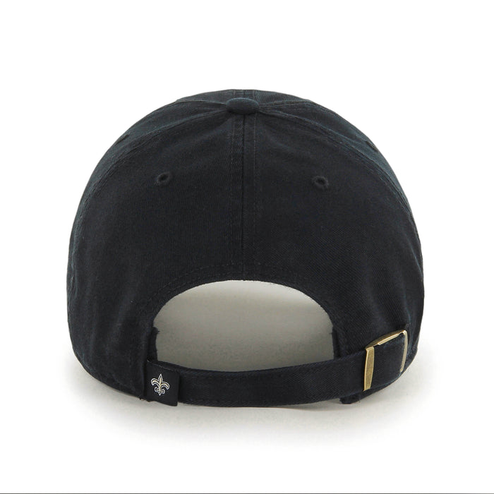 New Orleans Saints NFL 47 Brand Men's Black Clean up Adjustable Hat