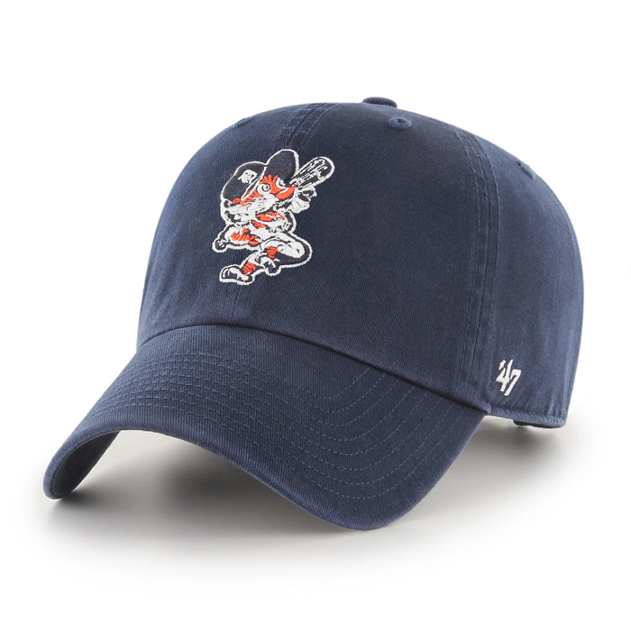 Detroit Tigers MLB 47 Brand Men's Navy 1967 Vintage Clean Up Adjustable Hat